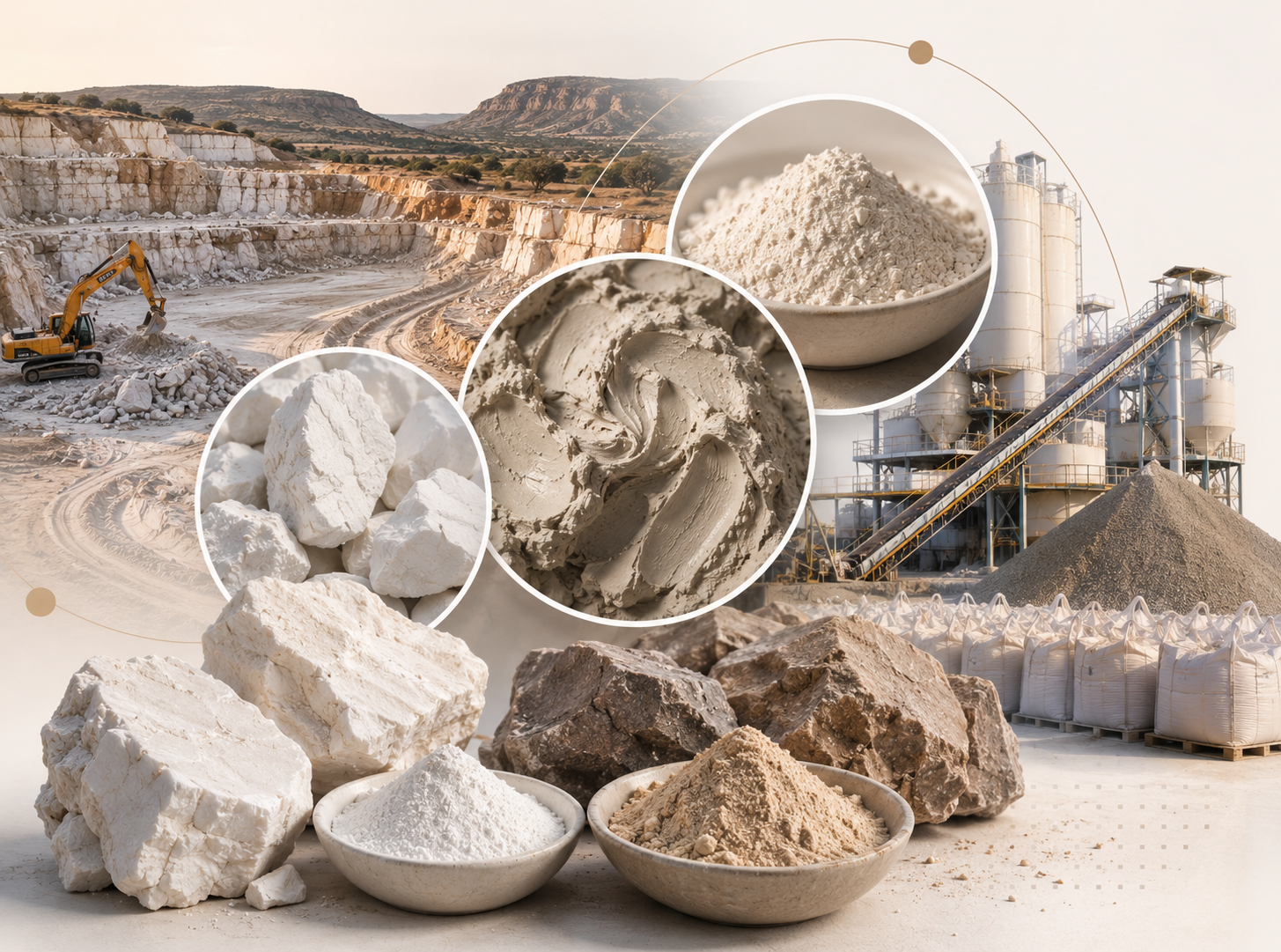 China Clay Kaolin Bentonite Industrial Minerals Rajasthan